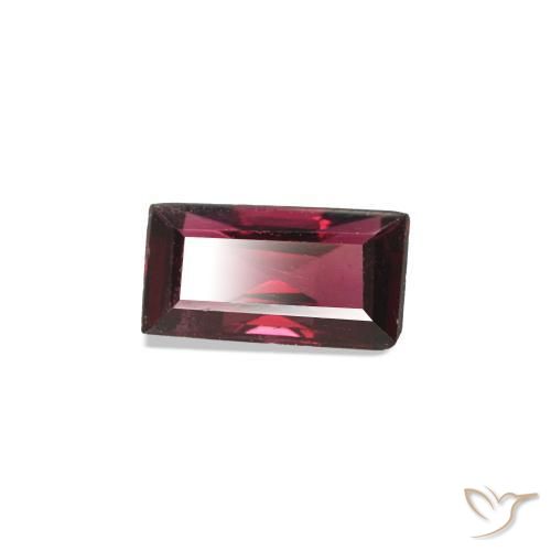 Spinelle Rouge foncé naturelle Baquette, 0.27 ct, VS