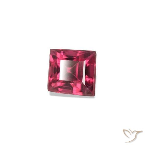 Spinelle Rouge moyen naturelle Carré, 0.21 ct, VS