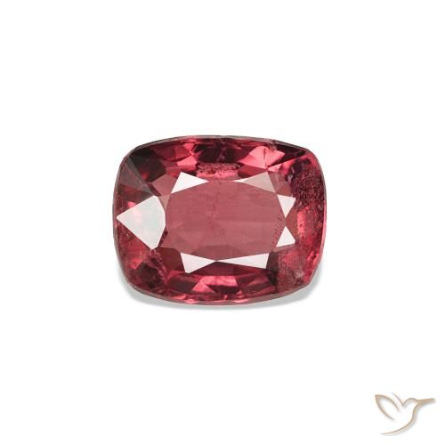 Spinelle Vin rouge profond naturelle Coussin, 0.61 ct, VS