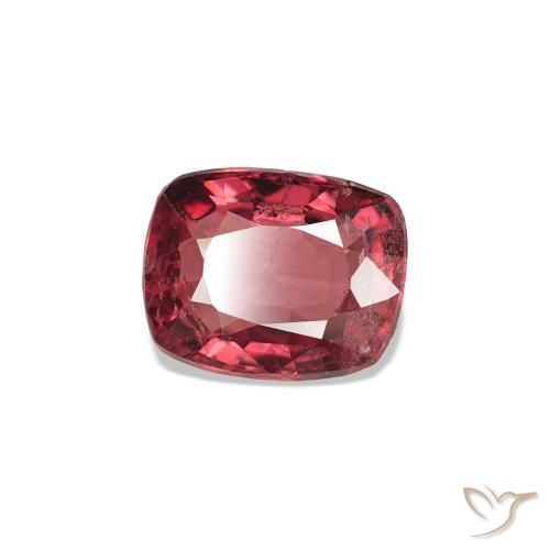 Spinelle Vin rouge profond naturelle Coussin, 0.61 ct, VS
