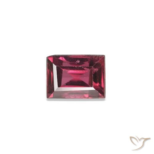 0.26ct Pourpre-Rouge Spinelle, Baquette, VS