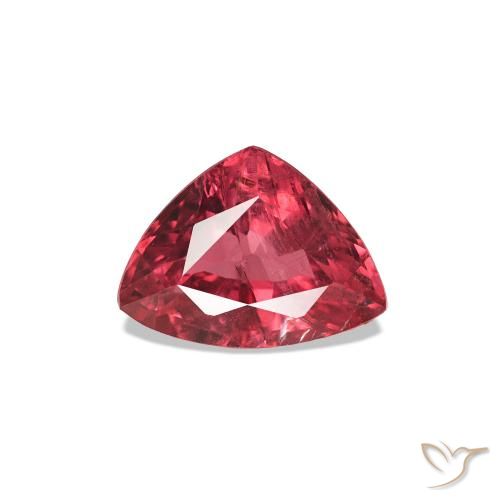 Spinelle Rose intense naturelle Trillion, 0.89 ct, VS-SI