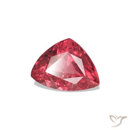 Spinelle Rose intense naturelle Trillion, 0.89 ct, VS-SI