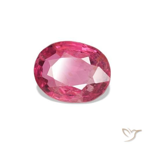 Spinelle Rose magenta naturelle Coupe ovale, 0.97 ct, VS-SI
