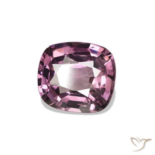 Spinelle Medium Dark-Purple naturelle Coupe coussin, 0.90 ct, VS