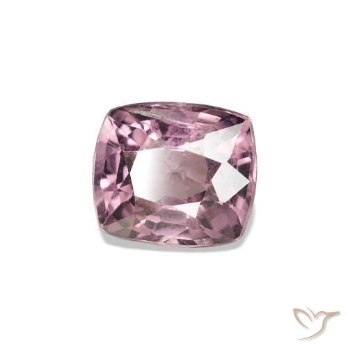 Spinelle Violet Rosâtre naturelle Coupe coussin, 0.76 ct, VS