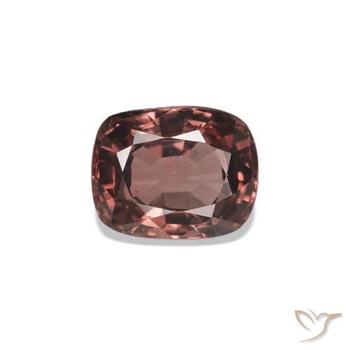 Spinelle Rouge foncé naturelle Coupe coussin, 1.11 ct, VS