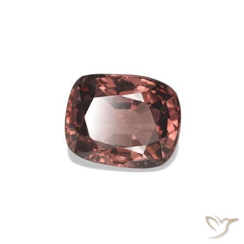 Spinelle Rouge foncé naturelle Coupe coussin, 1.11 ct, VS