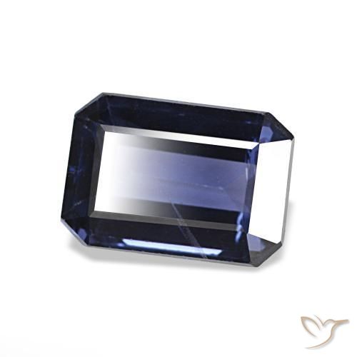 Spinelle Bleu foncé naturelle Taille émeraude, 2.21 ct, VVS