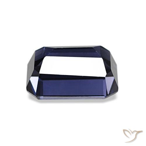 Spinelle Bleu foncé naturelle Taille émeraude, 2.21 ct, VVS