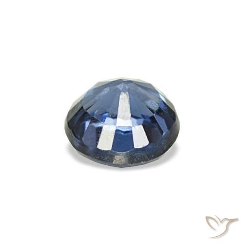 Spinelle Bleu marine naturelle Coupe roude, 0.21 ct, VS