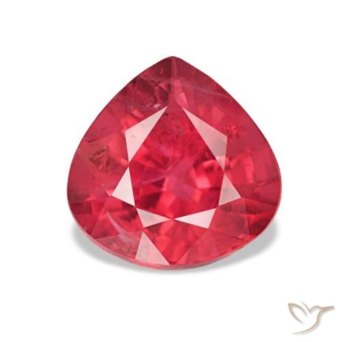 Spinelle Rouge naturelle En forme de poire, 2.02 ct, VS-SI