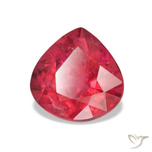 Spinelle Rouge naturelle En forme de poire, 2.02 ct, VS-SI