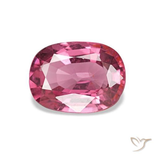 Spinelle Rose foncé naturelle Coupe coussin, 1.20 ct, VVS-VS
