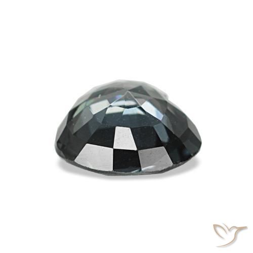Spinelle gris naturelle forme de coeur, 0,80 ct, VVS