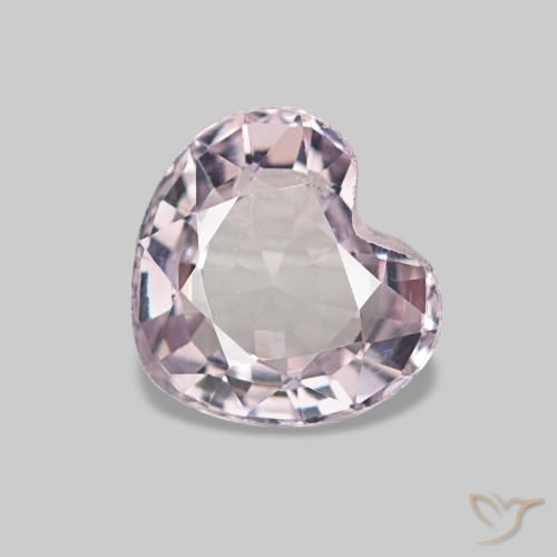 Spinelle rose de 0,82 ct, cœur, VVS