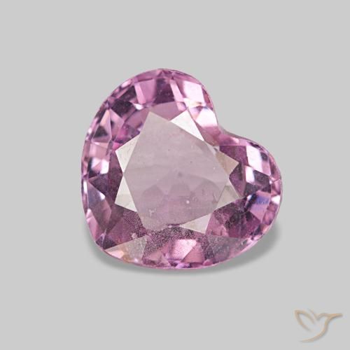 Spinelle rose de 0,86 ct, cœur, VS