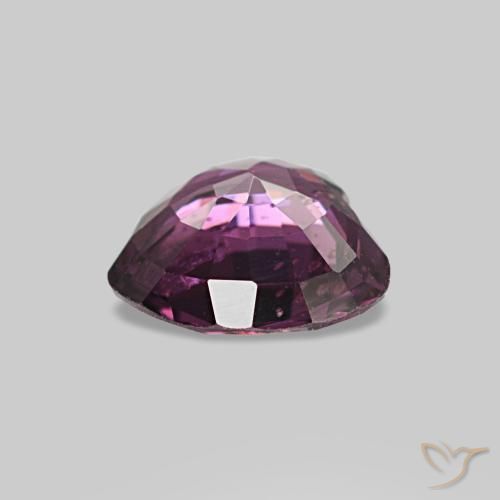 Spinelle pourpre naturelle forme de coeur, 0,72 ct, VS
