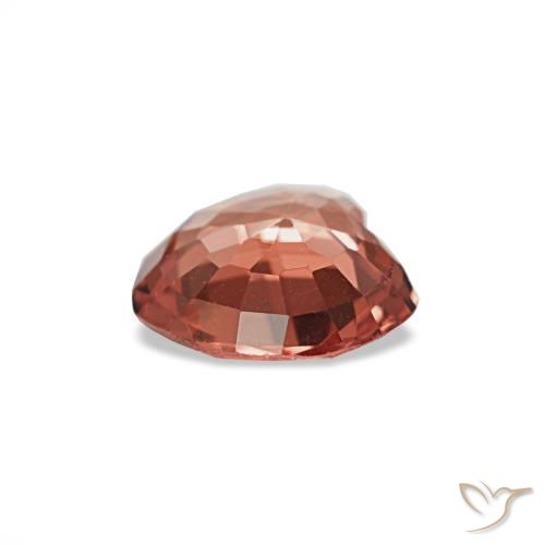 Spinelle rouge naturelle forme de coeur, 0,54 ct, VS