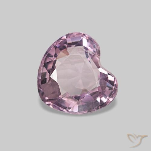 Spinelle rose de 0,70 ct, cœur, VS