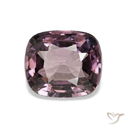 Spinelle pourpre naturelle coupe coussin, 1,10 ct, VVS-VS