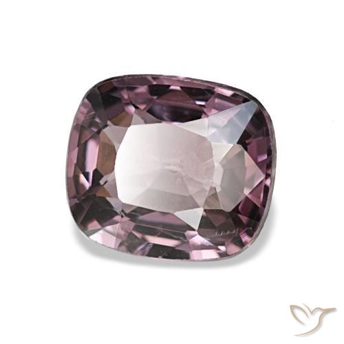 Spinelle pourpre naturelle coupe coussin, 1,10 ct, VVS-VS