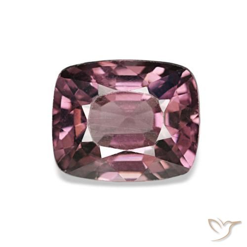 Spinelle pourpre de 1,13 ct, coussin, VVS-VS