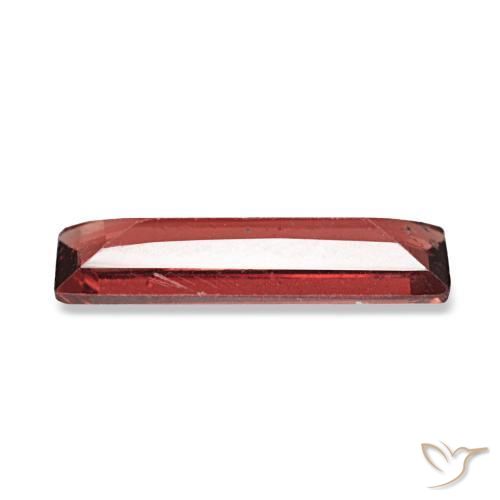 Spinelle rouge naturelle baguette, 0,72 ct, VVS-VS