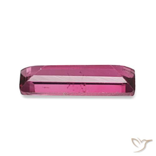 Spinelle pourpre naturelle baguette, 0,60 ct, VVS-VS