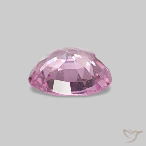Spinelle rose naturelle forme de coeur, 0,65 ct, VVS-VS