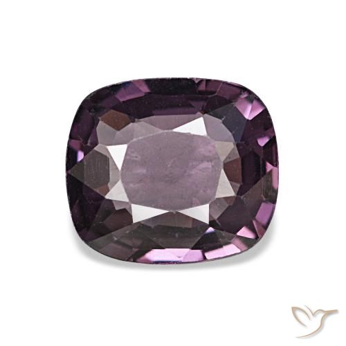 Spinelle pourpre de 1,02 ct, coussin, VVS-VS