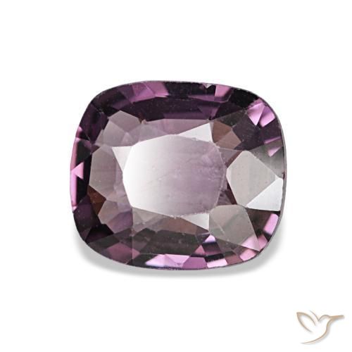 Spinelle pourpre naturelle coupe coussin, 1,02 ct, VVS-VS