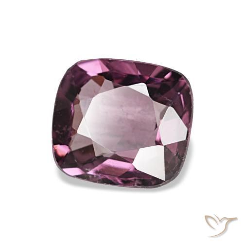 Spinelle pourpre naturelle coupe coussin, 0,95 ct, VVS-VS