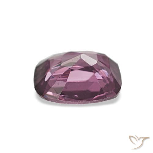 Spinelle pourpre naturelle coupe coussin, 0,95 ct, VVS-VS