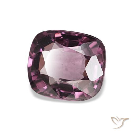 Spinelle pourpre naturelle coupe coussin, 1,06 ct, VVS-VS