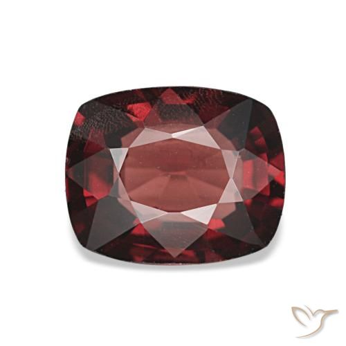 Spinelle rouge naturelle coupe coussin, 1,10 ct, VS