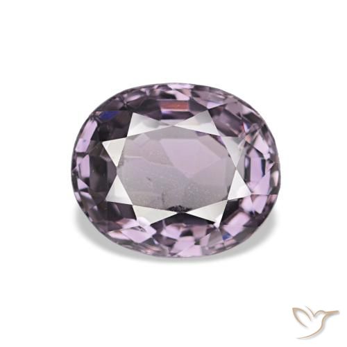 Spinelle pourpre naturelle coupe ovale, 0,74 ct, VS