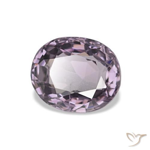 Spinelle pourpre naturelle coupe ovale, 0,74 ct, VS
