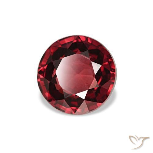 Spinelle rouge naturelle coupe roude, 1,18 ct, VVS-VS