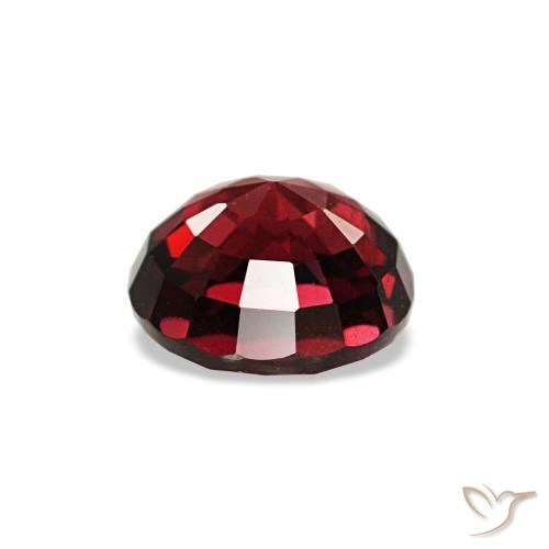 Spinelle rouge naturelle coupe roude, 1,18 ct, VVS-VS