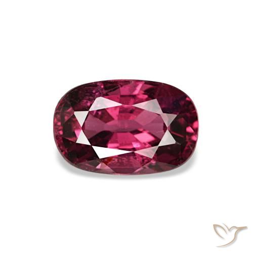 Spinelle rouge naturelle coupe coussin, 0,62 ct, VS-SI