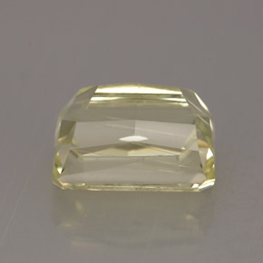 Spodumène Jaune clair naturelle Taille émeraude, 4.83 ct, VS