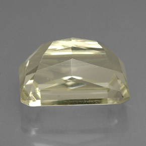 Spodumène Jaune clair naturelle Taille émeraude, 7.32 ct, VS