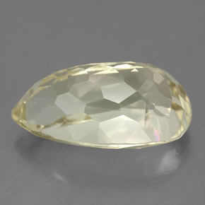 Spodumène jaune naturelle en forme de poire, 11,46 ct, SI
