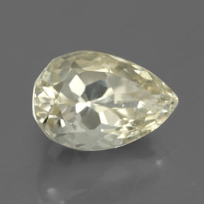 Spodumène Jaune naturelle En forme de poire, 5.02 ct, SI