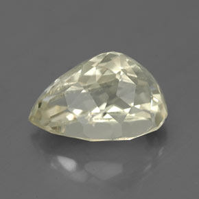 Spodumène Jaune naturelle En forme de poire, 5.02 ct, SI
