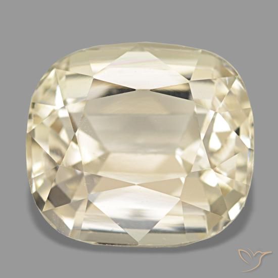 Spodumène doré de 5,05 ct, coussin, VVS-VS