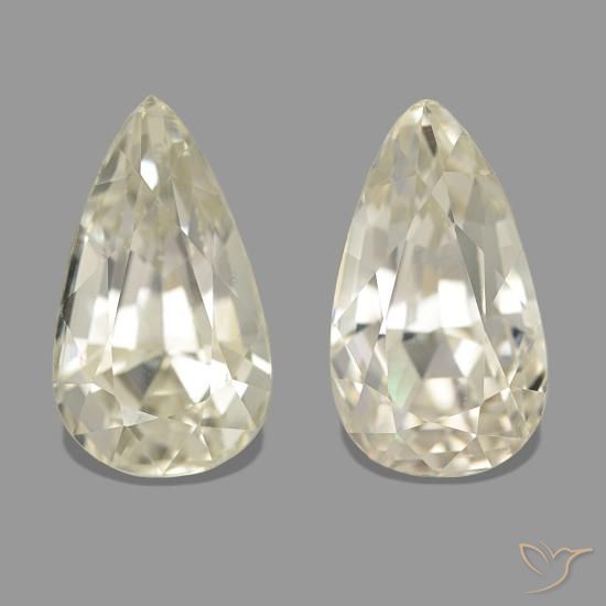 Spodumène jaune de 30,94 ct, en forme de poire, VVS-VS