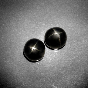 Achetez naturel ct noir diopside étoilé gems, coupe ovale, en provenance inde chez gemselect. en stock, livraison internationale!
