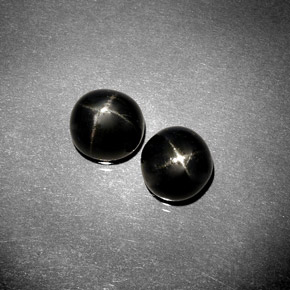 Achetez naturel ct noir diopside étoilé gems, coupe ovale, en provenance inde chez gemselect. en stock, livraison internationale!